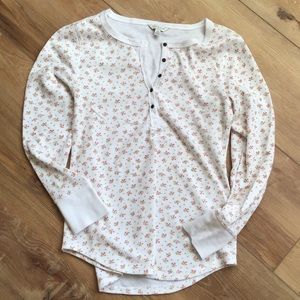 Lucky Brand floral henley